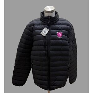 Trimark Mens Black Lightweight Down Puffer Jacket Size L‎